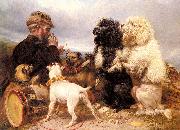 Richard ansdell,R.A. The Lucky Dogs oil on canvas